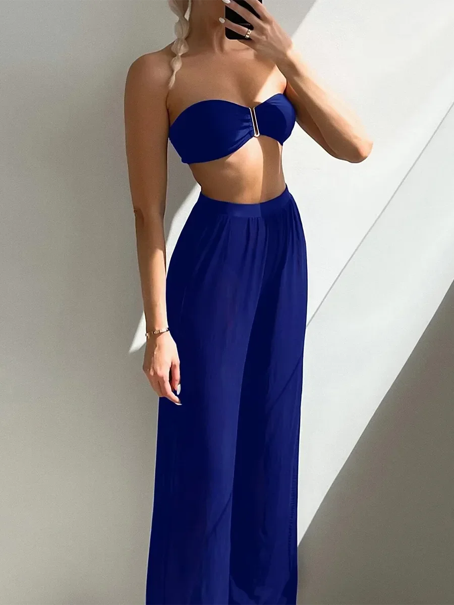 BIQUINI ANA  2 PEÇAS + CALÇA LONGA